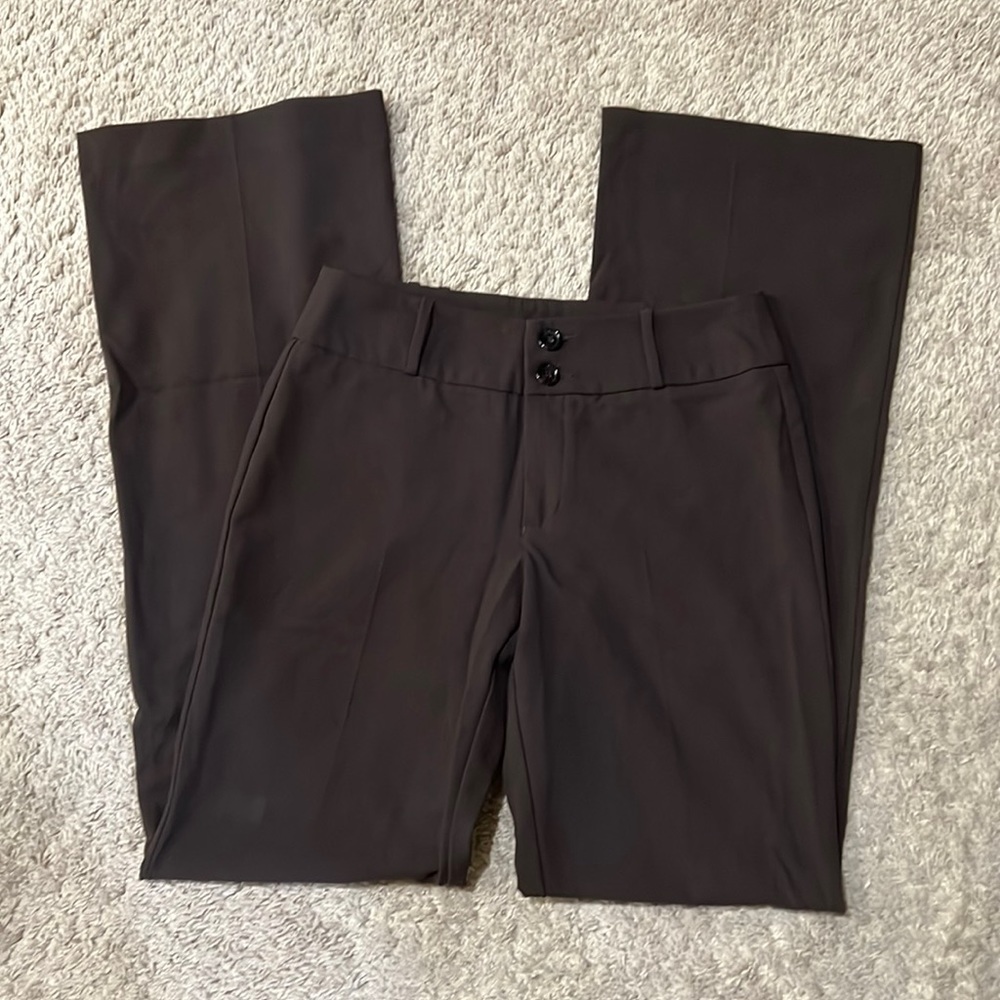 ESpirit Luella brown career boot cut dress pants trousers